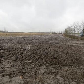 Gartcosh steelworks site before development